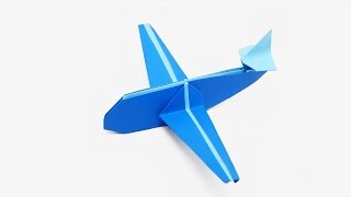 折り紙の飛行機の折り方 旅客機みたいな飛行機を折ってみた イクメンパパの子育て広場