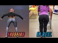 ORIGEN DE LOS EMOTES Y BAILES DE FREE FIRE | FREE FIRE EMOTES ORIGIN REAL LIFE