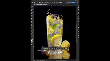Create Wet Glass Effect in Photoshop #shorts