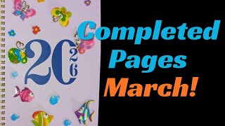 Completed Pages for the Month of March - Adult Coloring Pages #adultcoloringchannel #coloring