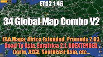 ETS2 1.46 Global Map Combo V2 | 34 maps | Setup Guide