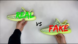 REAL VS FAKE! ADIDAS YEEZY 350 V2 YEEZREEL COMPARISON!