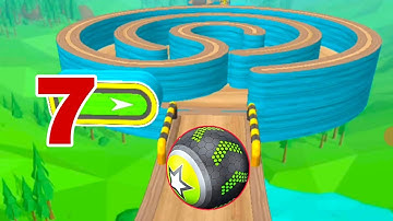 Going Balls, SpeedRun, Going Balls Portal Run Gameplay Level 7