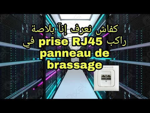 كيفاش نعرف رقم ديال rj45 في panneau de brassage