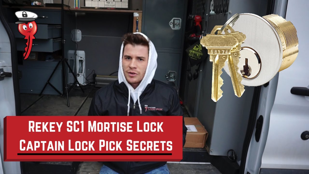 Easy Lock Rekey Tutorial Mortise Lock CLP SECRETS YouTube