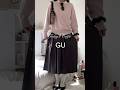 本日のコーデ💌ft.GUのスウェットライクニット🌸#ootd#shorts#fashion#guコーデ#gu購入品#今日のコーデ