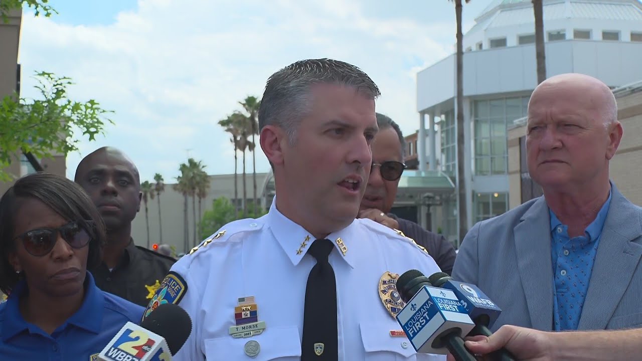 BRPD Police Chief TJ Morse, EBR Mayor Sid Edwards address Mall of Louisiana shooting