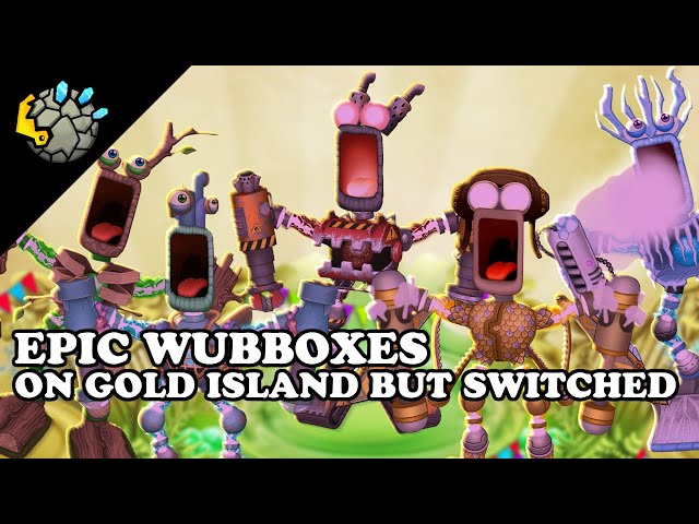 Gold Epic Wubbox Phases VS Normal Epic Wubbox - All Island Duets