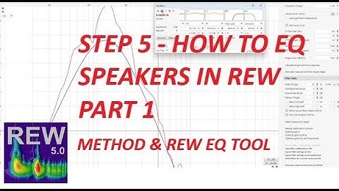 REW - Car Audio Tuning - Step 5 - How to EQ Speakers in REW  (Part 1)