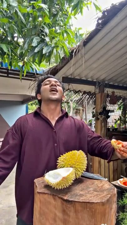 Srilanka🇱🇰 Most tasty Durian.!🤤😍 #arshadwox