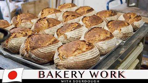 独自一人烘焙师，25种面包，用柴火石头烤箱制作 | 日本天然酵母面包制作| 纪录片