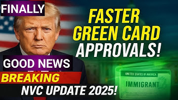 Eindelijk: NVC versnelt de verwerking van Green Card-aanvragen in 2025 — Enorme immigratie-update...