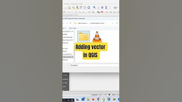 Adding vector layers in QGIS #Shorts