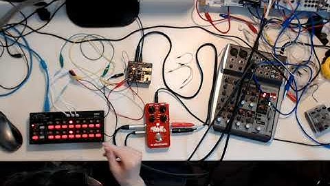 Kastle Drum sequenced by Korg SQ-1