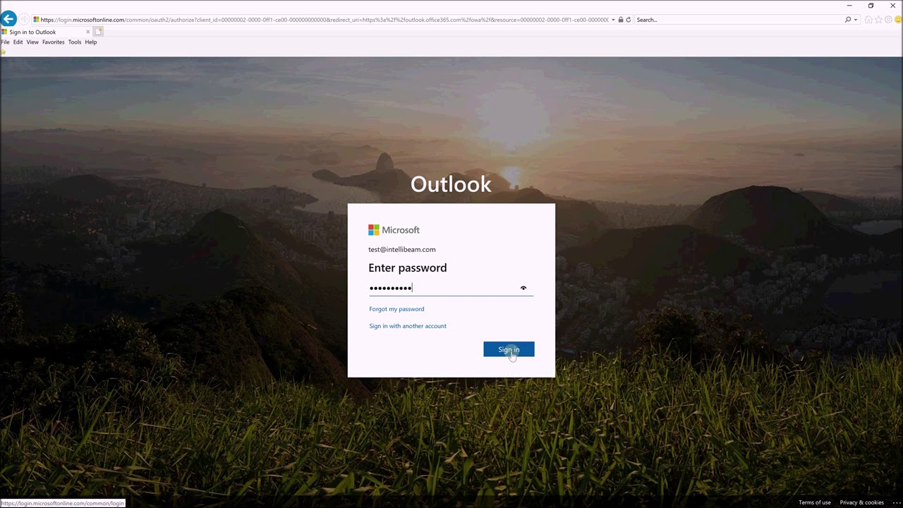 How to log into your Office 365 Business Outlook email account by   - YouTube