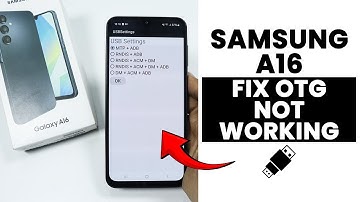 Fix OTG Not Working Issues in Samsung A16