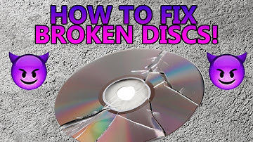 HOW TO FIX BROKEN OR CRACKED DISCS