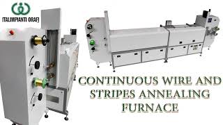 Altın Ve Gümüş Teller İçin Continuous Tavlama Fırını Italimpianti Orafi Frcf