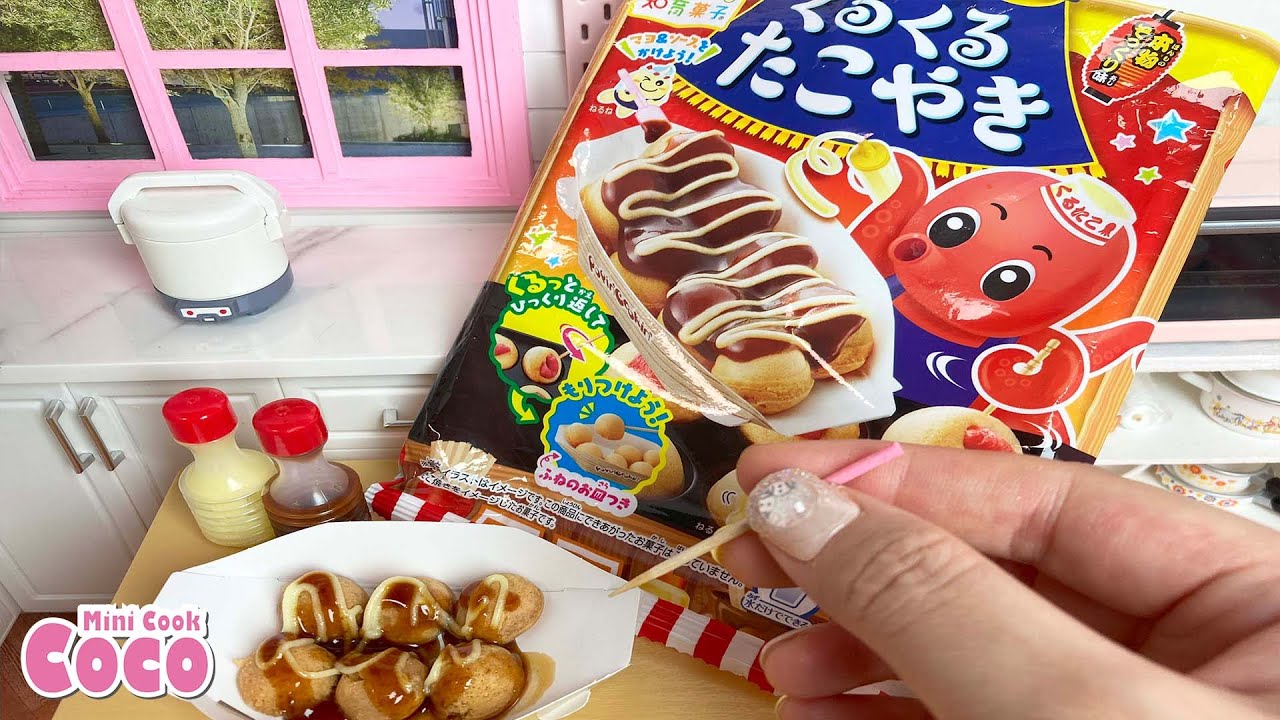 Kracie Popin Cookin Kuru Kuru Takoyaki DIY Candy Kit | 知育菓子
