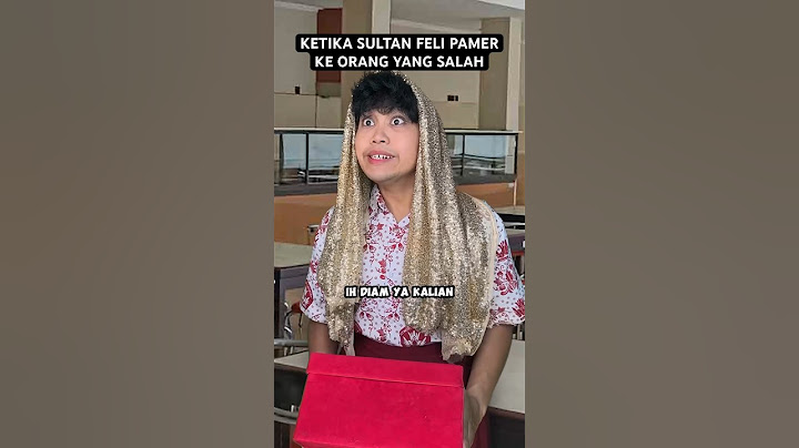 KETIKA SULTAN FELI PAMER KE ORANG YANG SALAH