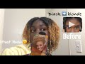 Creme of nature lightest blonde || I dyed my natural hair blonde