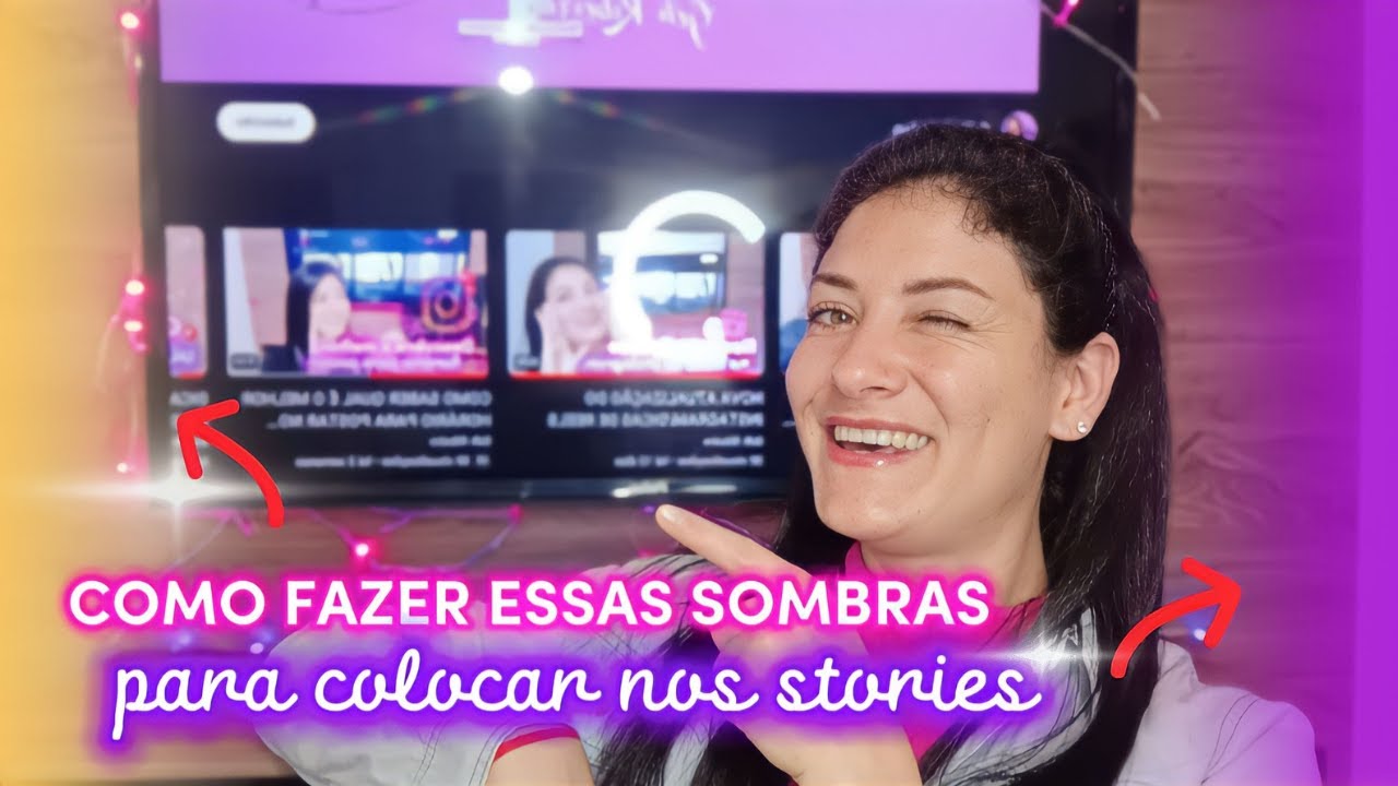 COMO FAZER E COLOCAR SOMBRAS NOS STORIES/REELS DO INSTAGRAM YouTube