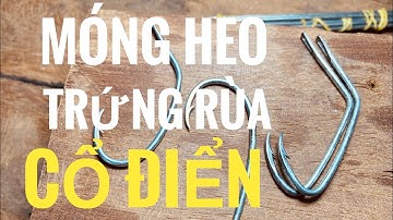 Lưỡi câu móng heo, trứng rùa cổ điển. LH 0983117566