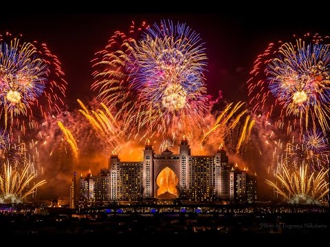 Dubai Atlantis Fireworks World Record 2014