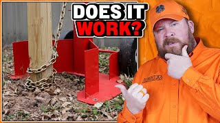 The Easiest Way To Pull Fence Posts? (Big Red Post Puller)