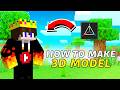 Minecraft Character Modelling is EASY !🔥in Prisma 3D | How To Use Prisma 3d !