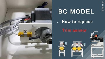 【FUWEI EMB】BC model How to replace Trim sensor- FUWEI HOME USED EMBROIDERY MACHINE