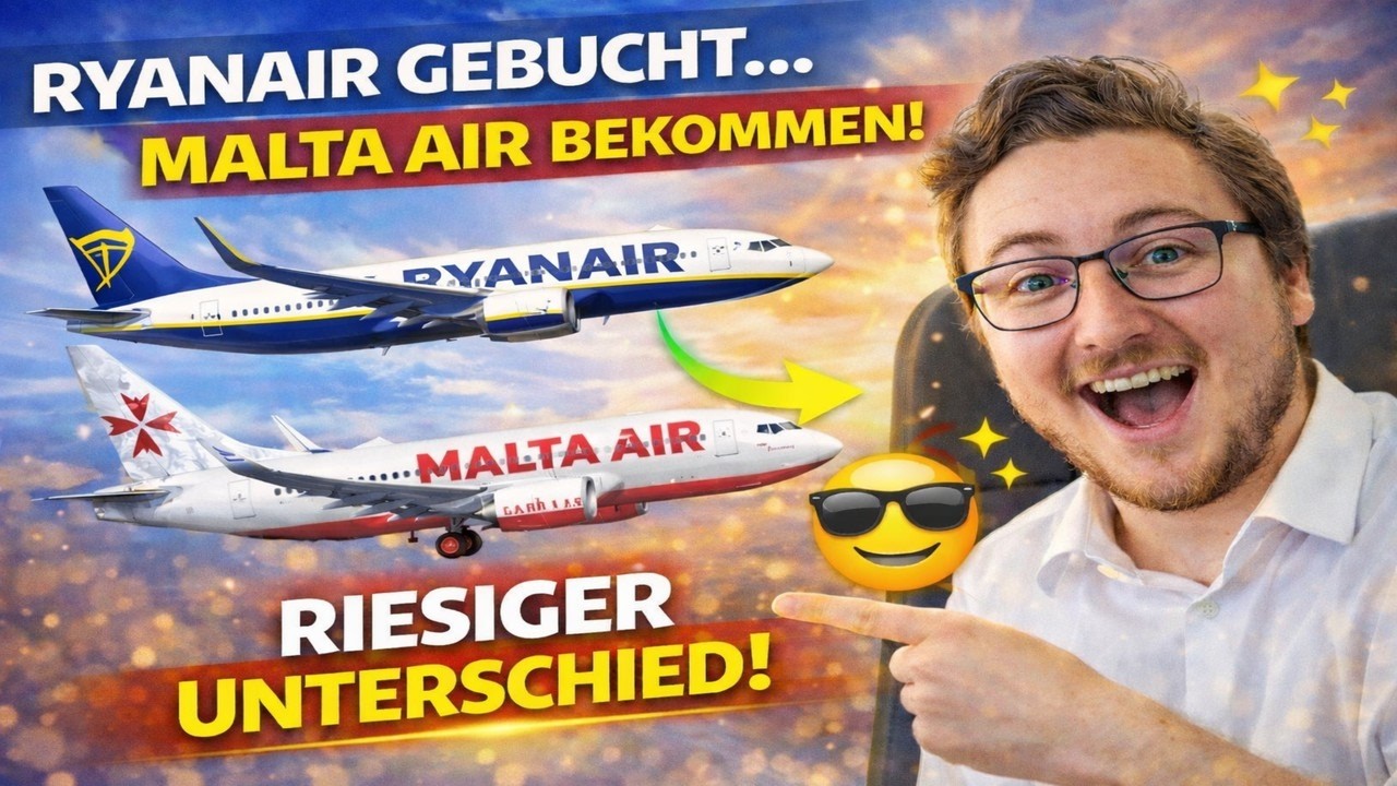 VIEL BESSER ALS RYANAIR? Malta Air Boeing 737 MAX 8