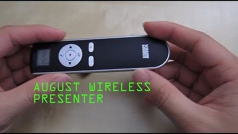 August Wireless Presenter with Laser Pointer Review