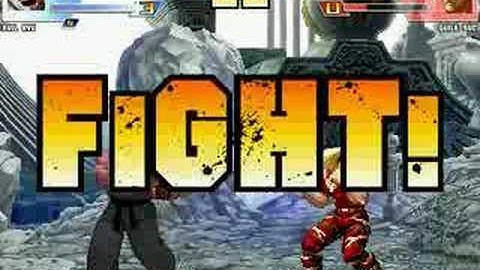 Evil Ryu(Me) Vs. Guile SVC