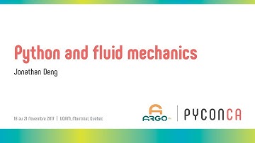 Python and fluid mechanics (Jonathan Deng)