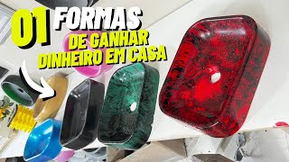 COMO FAZER CUBAS DE QUALIDADE DE CONCRETO COLORIDAS PARA VOCÊ VENDER