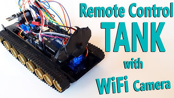 Arduino Remote Control Tank with WiFi Camera | nRF24L01