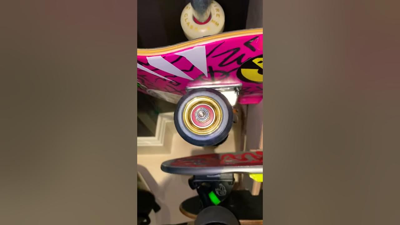 New Bones Reds vs Broken in Bones Reds skateboard bearings spin test YouTube