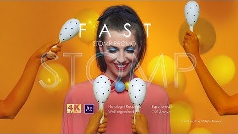After Effects Template: Fast Stomp Promo
