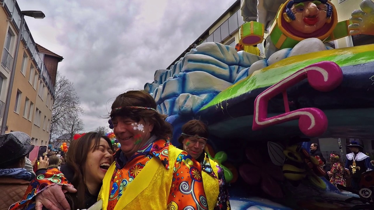 Karneval Münster Rosenmontagsumzug 2017 ( Ganzer Zug )