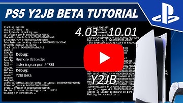 PS5 Y2JB Tutorial (Beta Release) for PS5 FW 4.03 to 10.01