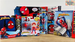 Marvel Spiderman Unboxing Toys Review ASMR
