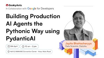 Building Production AI Agents the Pythonic Way | Jayita Bhattacharyya | Build with AI Meetup
