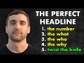 The 5 pieces of an effective headline