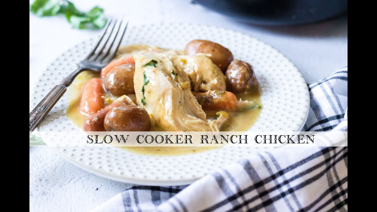 Slow Cooker Ranch Chicken and Vegetables Slow Cooker Recipes Restless