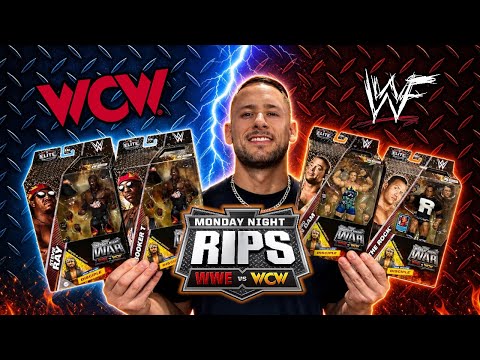 Monday Night Rips: WWF vs WCW Elite Series 3 Unboxings + Chases