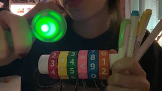 asmr cranial nerve exam but you can close your eyes halfway through