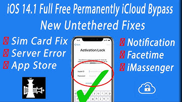 iCloud Bypass Full Free Permanently Untethered ✅ iCloud Bypass iOS 14.1 ✅New Untethered Fixes 2020