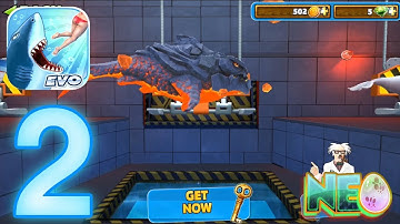 Hungry Shark Evolution: Gameplay Walkthrough Part 2 - New Sharks! (iOS, Android)