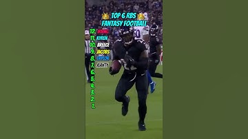 Top 6 Running Backs in Fantasy Football 2025 🚀